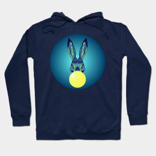 Yellow Bubblegum Rabbit Hoodie